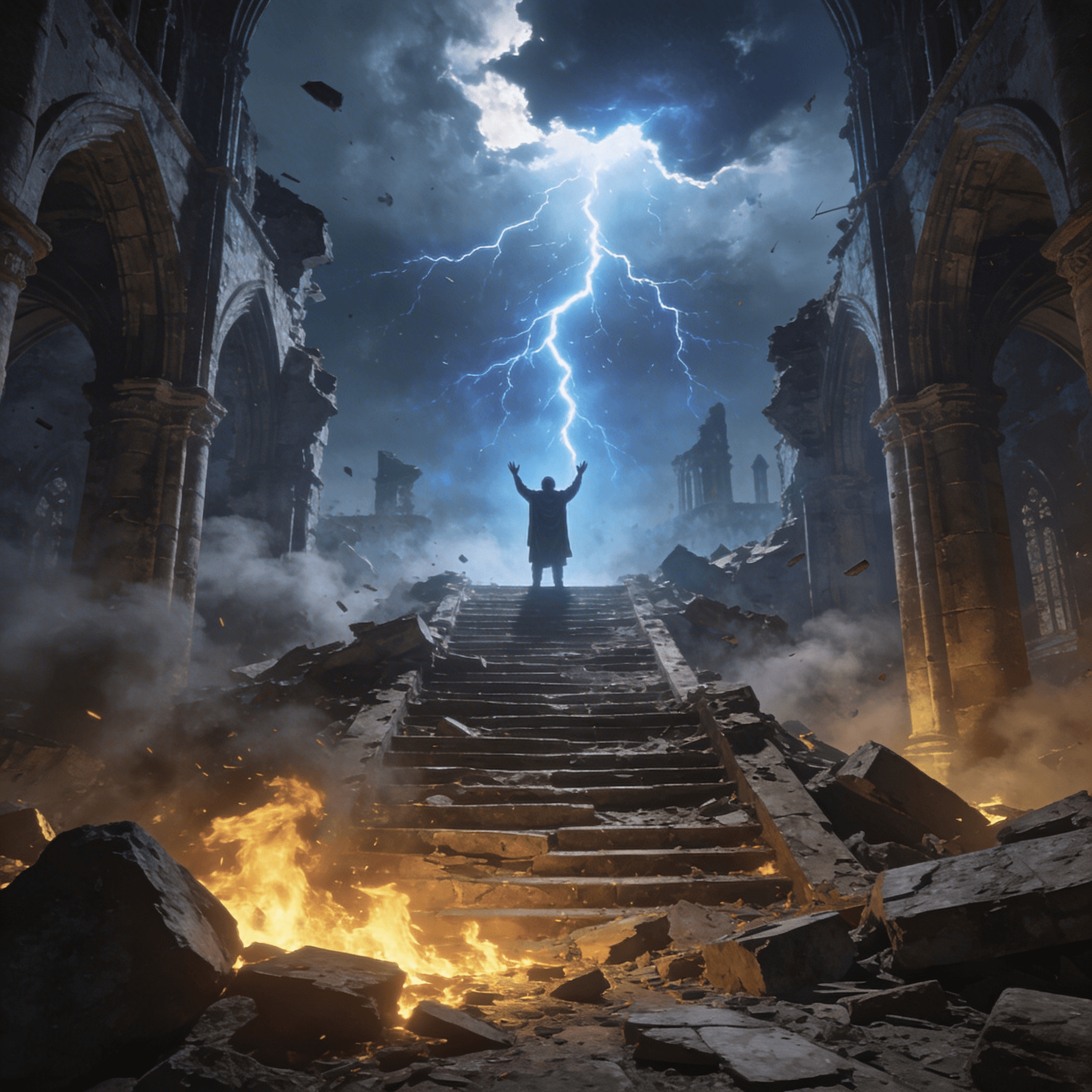 Metal / Dark rock album cover generated with Album Covers AI