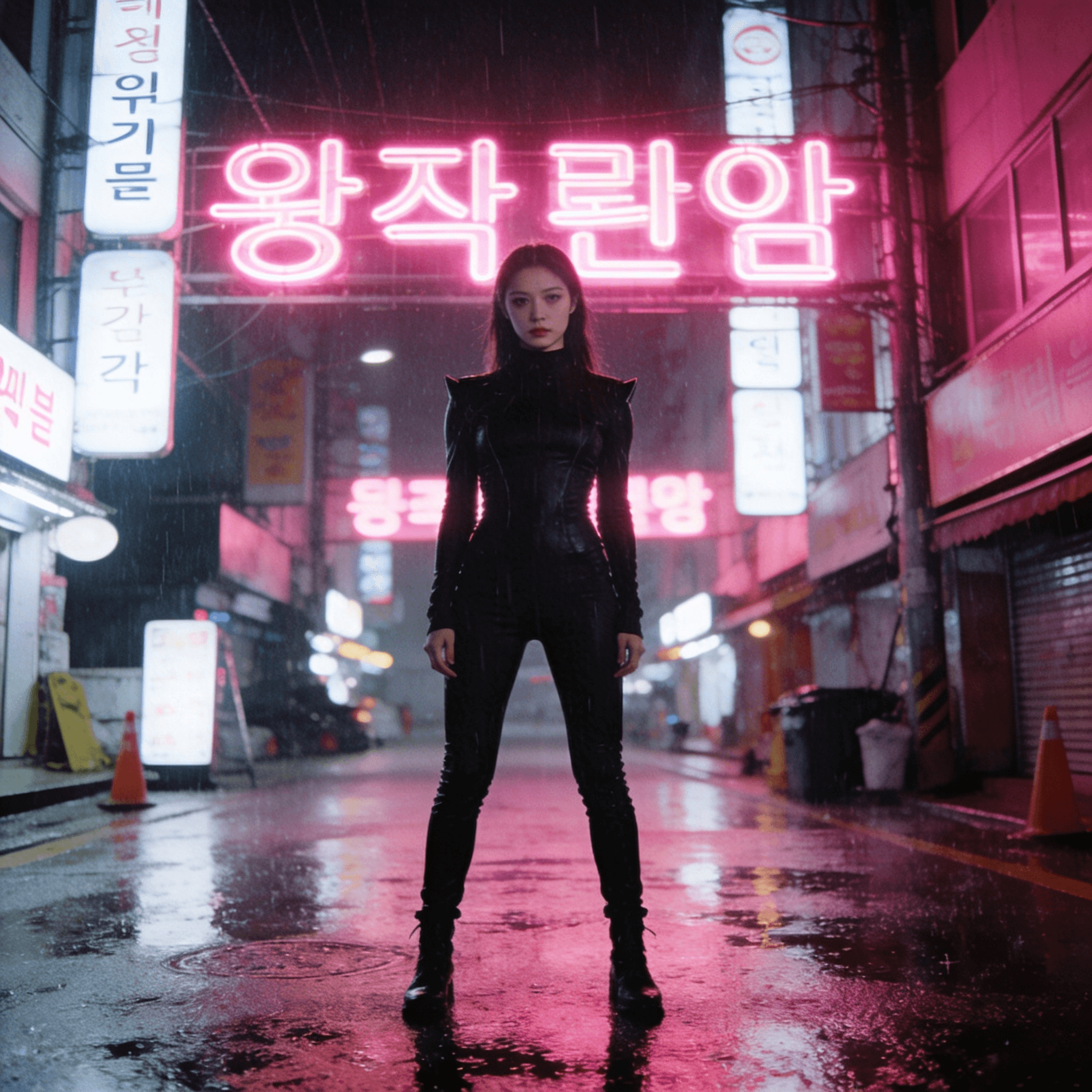 K-pop / K-indie album cover generated with Album Covers AI